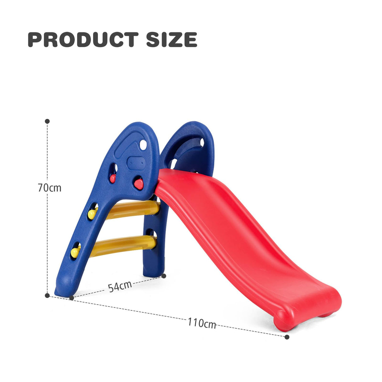HONEY JOY Kid Folding Sliding w/Triangle Structure