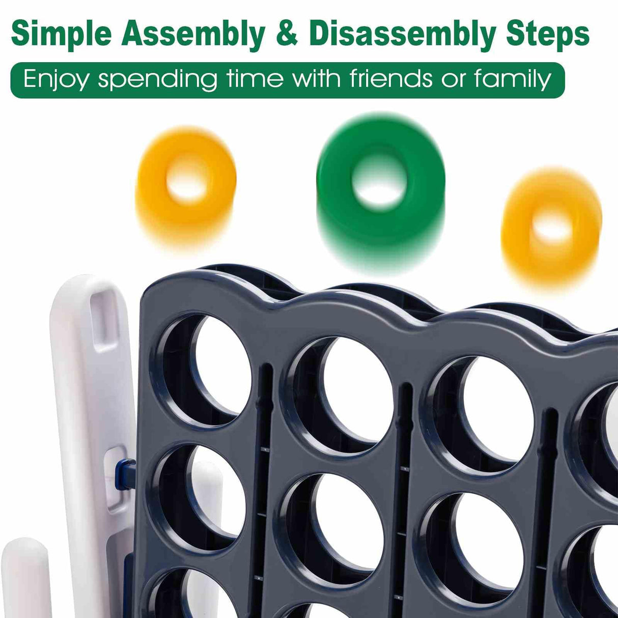 Connect 4 in A Row Jumbo Family Garden yard Game