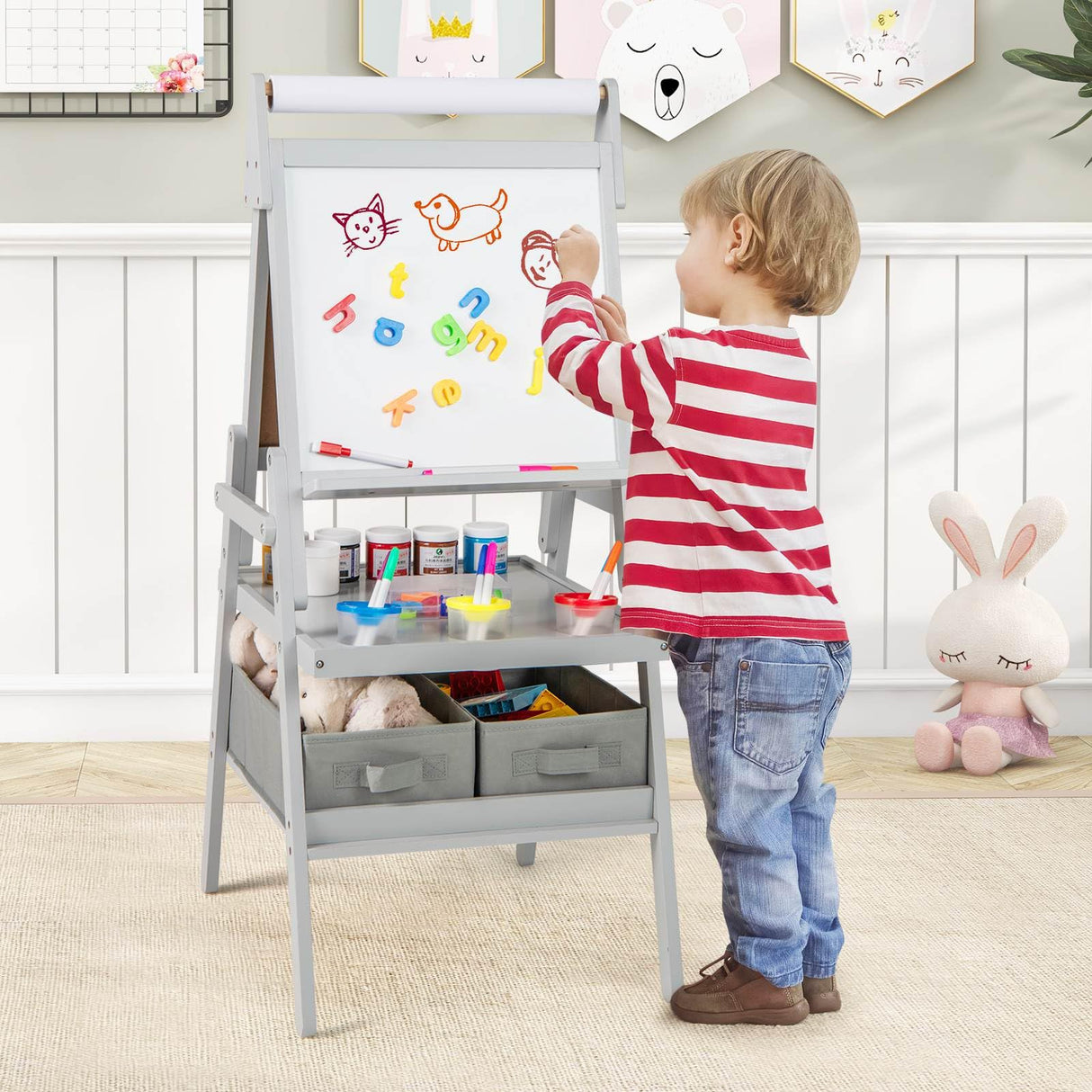 BABY JOY 3-in-1 Art Easel for Kids