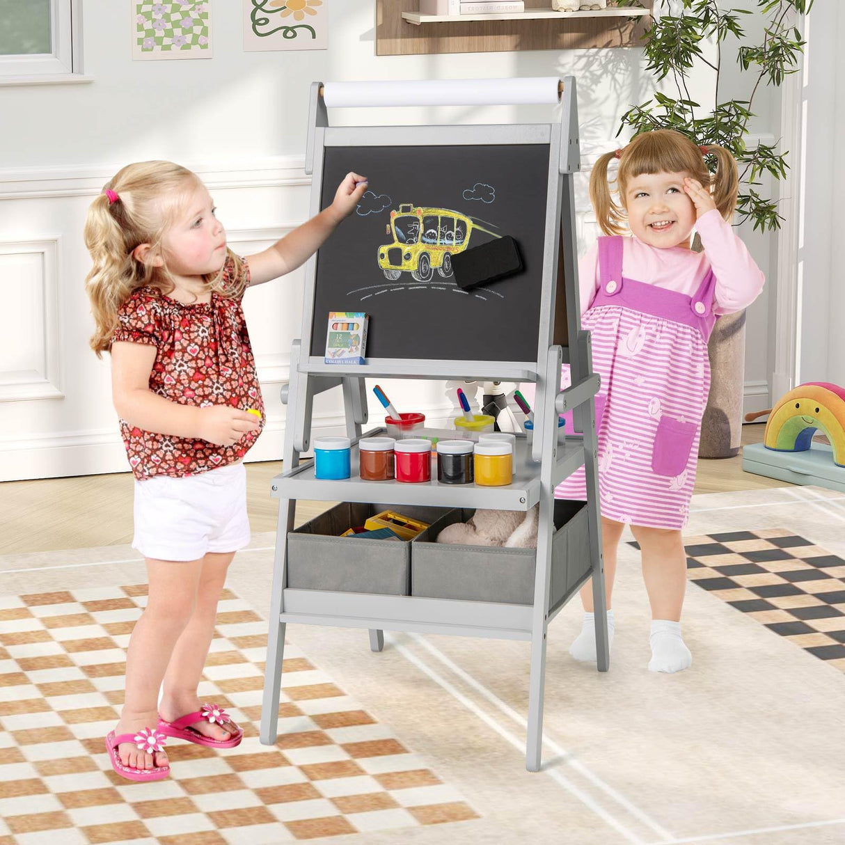 BABY JOY 3-in-1 Art Easel for Kids
