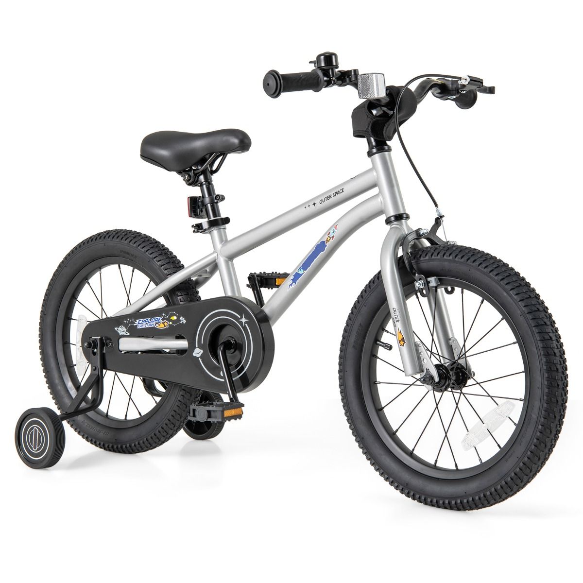 HONEY JOY 14 16 18 Inch Kid’s Bike Bicycle Removable Training Wheels for 3-8 Years