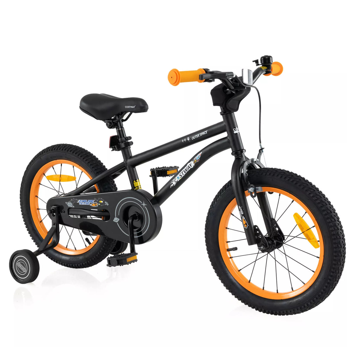 HONEY JOY 14 16 18 Inch Kid’s Bike Bicycle Removable Training Wheels for 3-8 Years