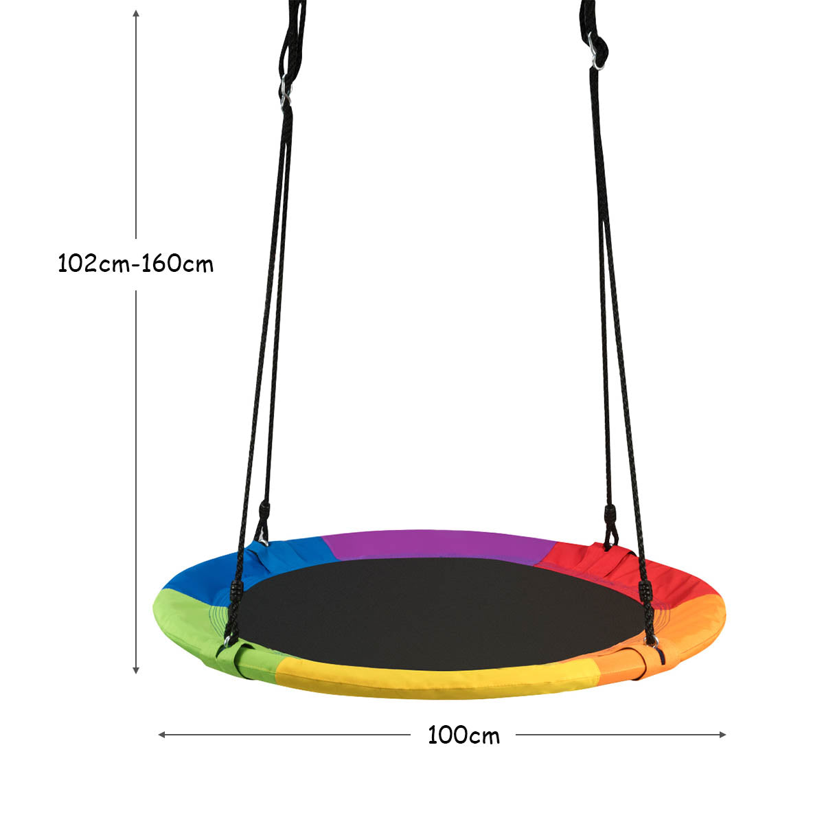 HONEY JOY 100cm Flying Saucer Tree Swing