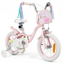 14/16 Inch Girls Bike with Front Bag and Streamers for 3-5/4-7 Years Old Item No: 29530738
