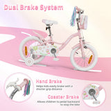 14/16 Inch Girls Bike with Front Bag and Streamers for 3-5/4-7 Years Old Item No: 29530738