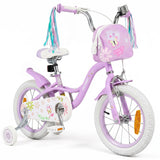 14/16 Inch Girls Bike with Front Bag and Streamers for 3-5/4-7 Years Old Item No: 29530738