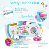 14/16/18 Inch Kids Bike Adjustable with Removable Basket for 3-8 Years Old