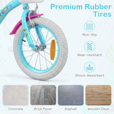14/16/18 Inch Kids Bike Adjustable with Removable Basket for 3-8 Years Old