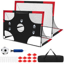 183 x 119 cm Kids Soccer Goals and Ball Set Outdoor Portable Pop Up Soccer Net