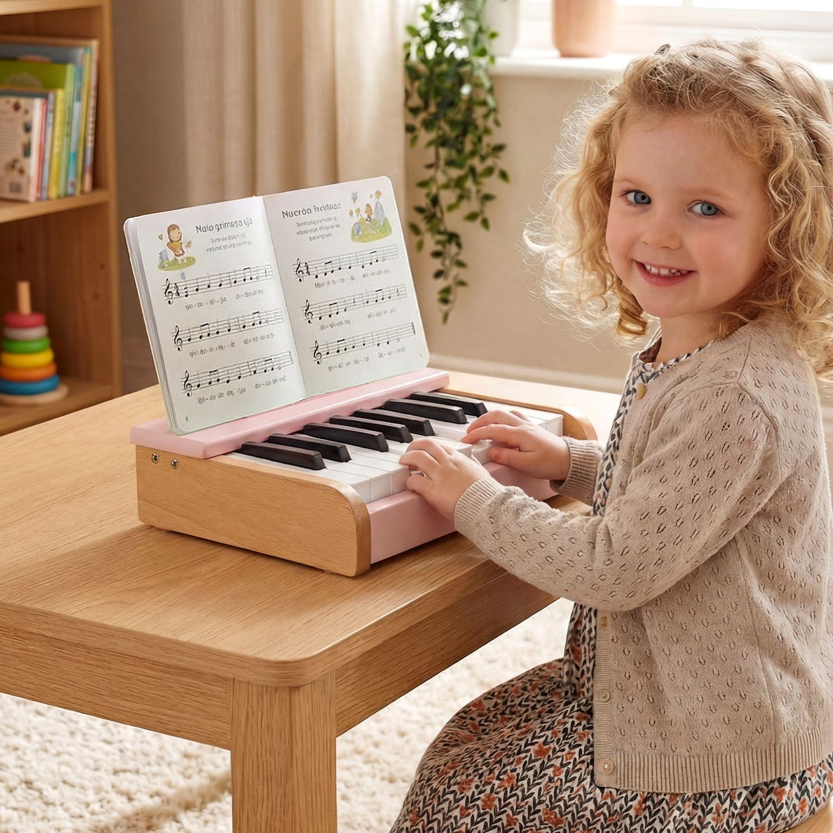 18 Keys Kids Piano Keyboard Interactive Children Piano Musical Toy