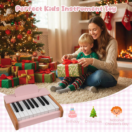 18 Keys Kids Piano Keyboard Interactive Children Piano Musical Toy