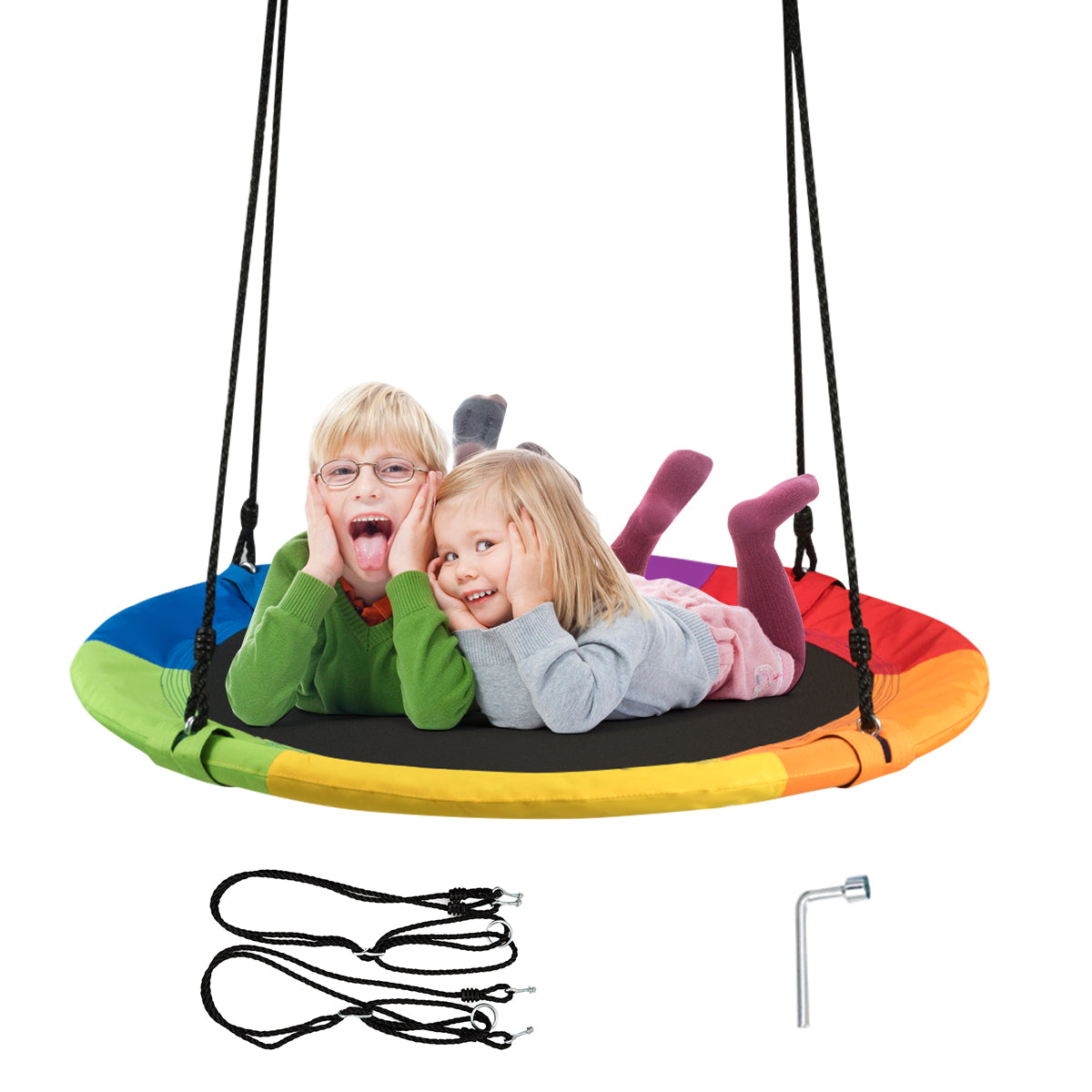 HONEY JOY 100cm Flying Saucer Tree Swing