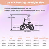 HONEY JOY Kids Bike, 12/14/16/18/20 Inch Children Bicycle