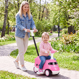 2-in-1 Ride On Push Car for Toddlers 1-3 Years Old with Horn and Storage