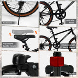 20/24 Inch Child Bicycle for Boys Girls Aged 8+ Years Old with Suspension Fork
