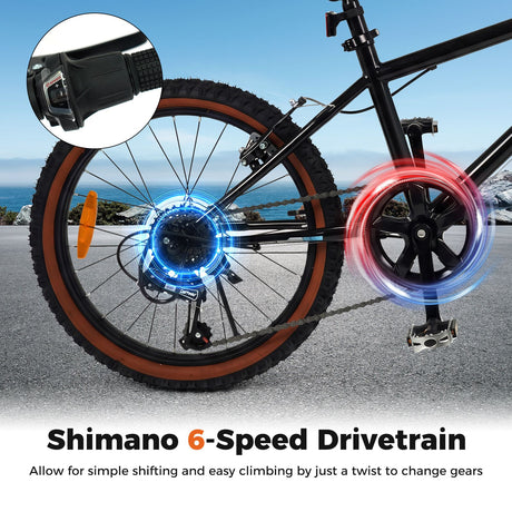 20/24 Inch Child Bicycle for Boys Girls Aged 8+ Years Old with Suspension Fork