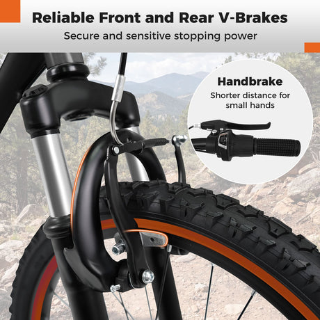 20/24 Inch Child Bicycle for Boys Girls Aged 8+ Years Old with Suspension Fork