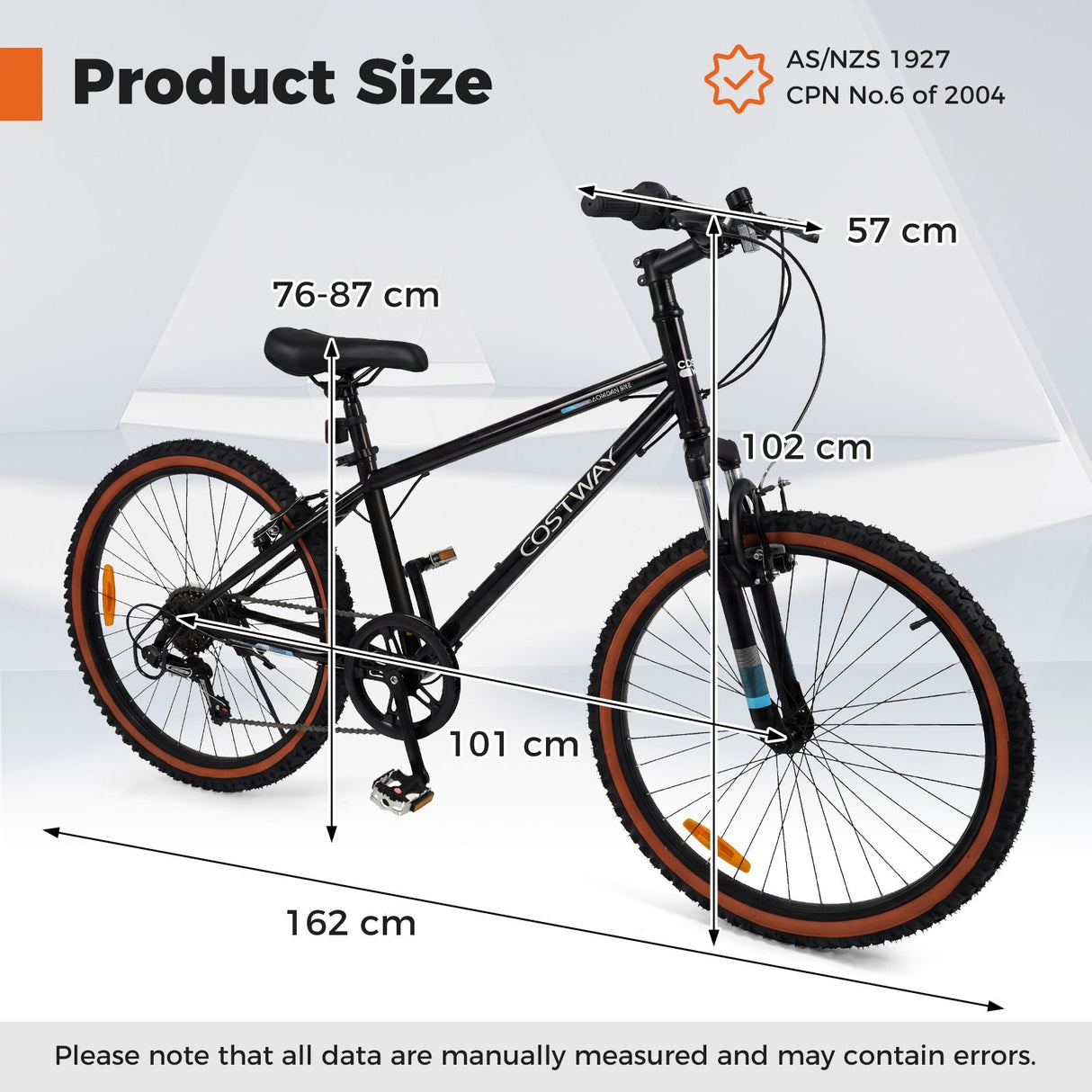20/24 Inch Child Bicycle for Boys Girls Aged 8+ Years Old with Suspension Fork