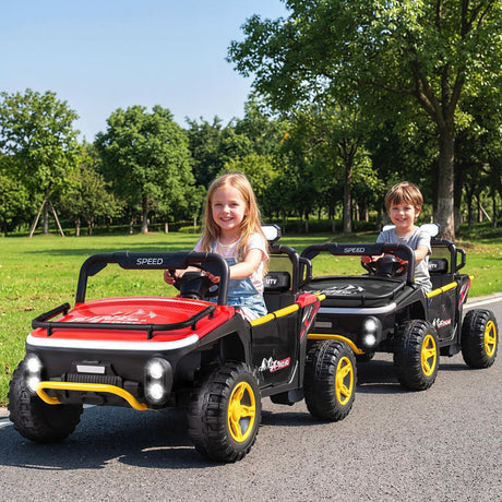 24V Ride on Toy for Kids with Horn and Music for Boys and Girls