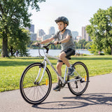 26 Inch Mountain Bike with All-terrain Rubber Wheels and Dual Brakes for Adults and Teens