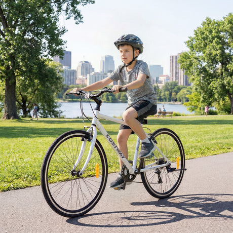 26 Inch Mountain Bike with All-terrain Rubber Wheels and Dual Brakes for Adults and Teens