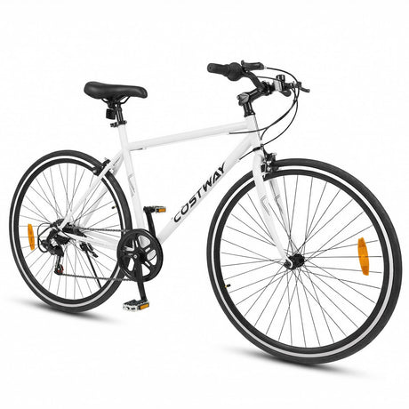 26 Inch Mountain Bike with All-terrain Rubber Wheels and Dual Brakes for Adults and Teens