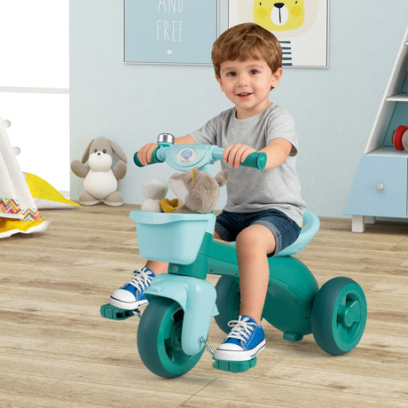 3-Wheel Children Balance Bike with Ergonomic Seat and Non-slip Handle