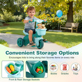 3-Wheel Children Balance Bike with Ergonomic Seat and Non-slip Handle