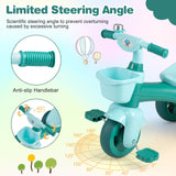 3-Wheel Children Balance Bike with Ergonomic Seat and Non-slip Handle