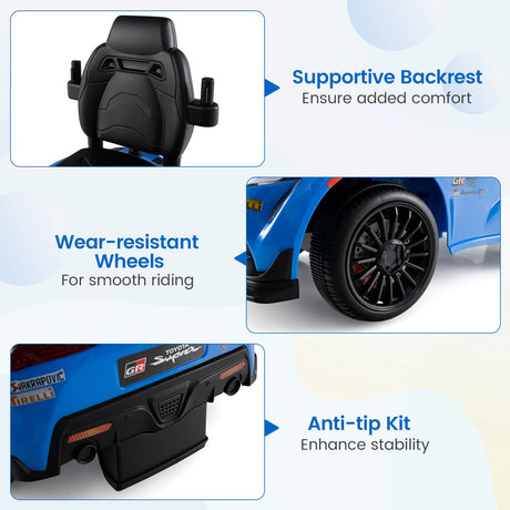 HONEY JOY 3-in-1 Push Car for Toddlers Toyota Licensed Stroller Sliding Walking Car