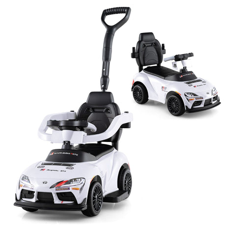 HONEY JOY 3-in-1 Push Car for Toddlers Toyota Licensed Stroller Sliding Walking Car