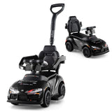 HONEY JOY 3-in-1 Push Car for Toddlers Toyota Licensed Stroller Sliding Walking Car