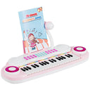 37 Keys Electronic Musical Instrument with Microphone 8 Tone and 4 Percussion Instruments