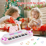 37 Keys Electronic Musical Instrument with Microphone 8 Tone and 4 Percussion Instruments