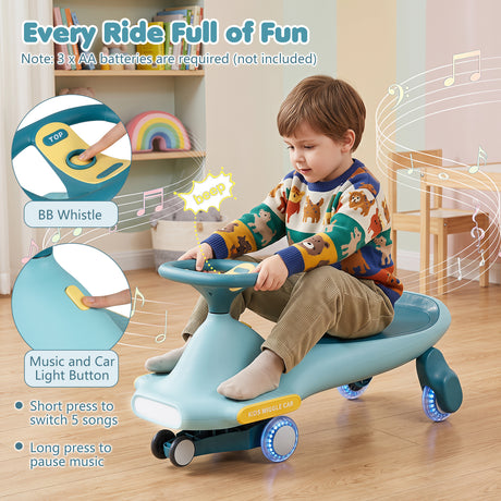 Twist Turn Ride On Toy for Indoor Outdoor Play