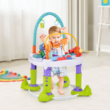 4-in-1 Baby Bouncer Activity Center with 3 Adjustable Heights