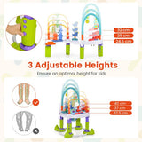 4-in-1 Baby Bouncer Activity Center with 3 Adjustable Heights