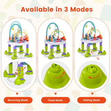 4-in-1 Baby Bouncer Activity Center with 3 Adjustable Heights