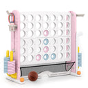 4-in-a-Row Game Set with Mesh Pocket for Indoor & Outdoor Holiday Parties
