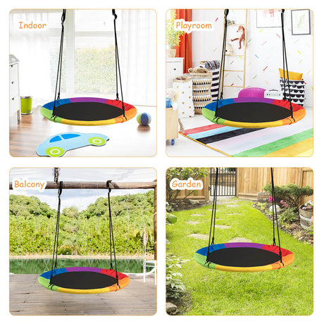 HONEY JOY 100cm Flying Saucer Tree Swing