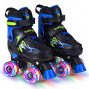 Kids Roller Skates for Teens 4 Sizes Adjustable Quad Skates for Beginners
