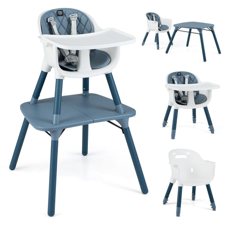 BABY JOY 5 in 1 Convertible Baby High Chair