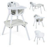 BABY JOY 5 in 1 Convertible Baby High Chair