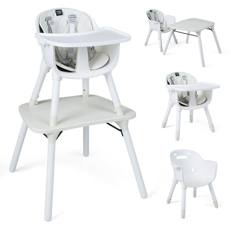 BABY JOY 5 in 1 Convertible Baby High Chair