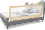 BABY JOY Bed Rails for Toddlers, 180cm Extra Long, Swing Down Bed Guard