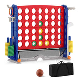 Jumbo 4-to-Score Game with Ring-toss and Basketball for Parties