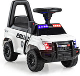 Ride On Push Police Car, Toddler Foot-to-Floor Sliding Toy with Siren