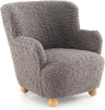 Kids Sofa, Comfy Toddler Armchair with Solid Rubber Wood Legs