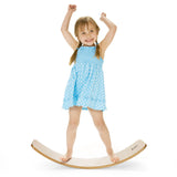 88.5 cm Wooden Balance Board for Balance Training Indoors and Outdoors