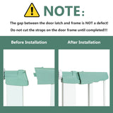 BABY JOY Baby Gate 76-132 cm, Auto Close Safety Banister for Kids and Pets